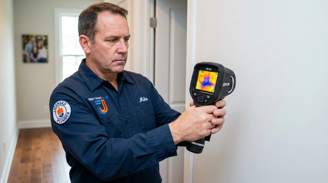Thermal imaging leak detection by Johns Plumbing LLC in North Salt Lake